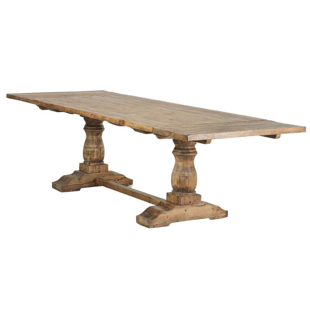 Monarch I Extendable Dining Table Reclaimed Elm